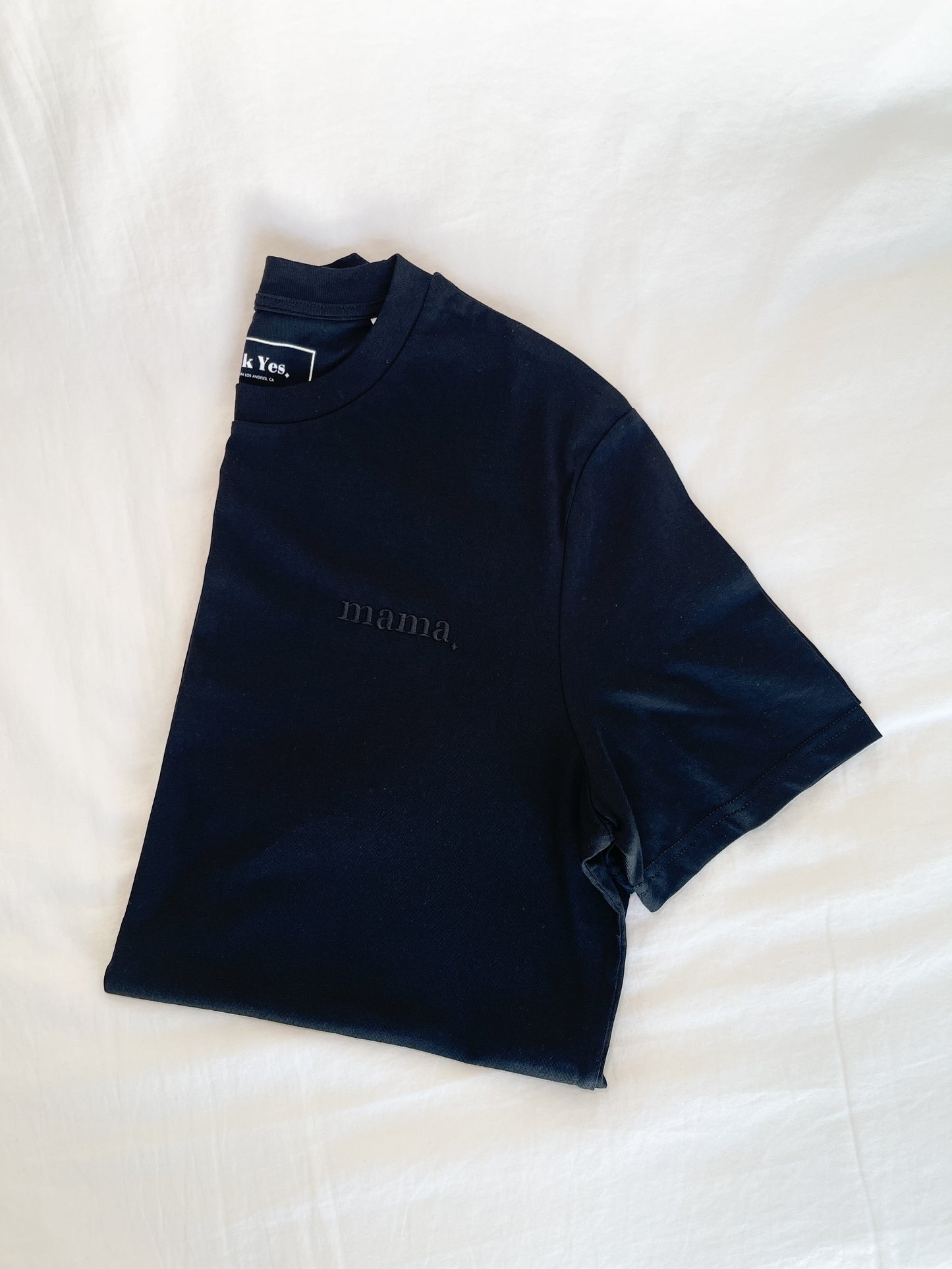 Mama Monochrome T-Shirt ✦ Black