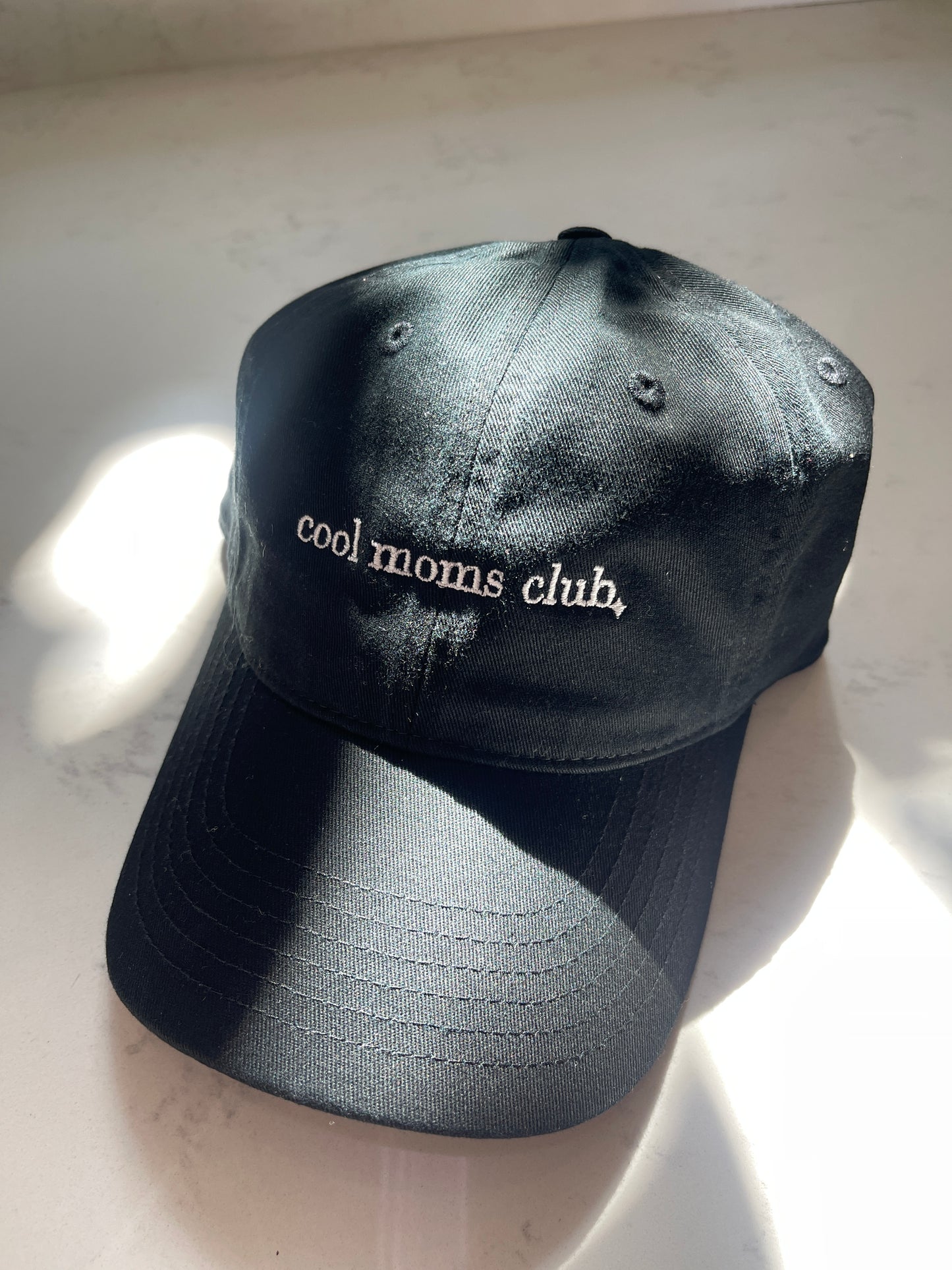 Cool Moms Club ✦ Black Dad Hat