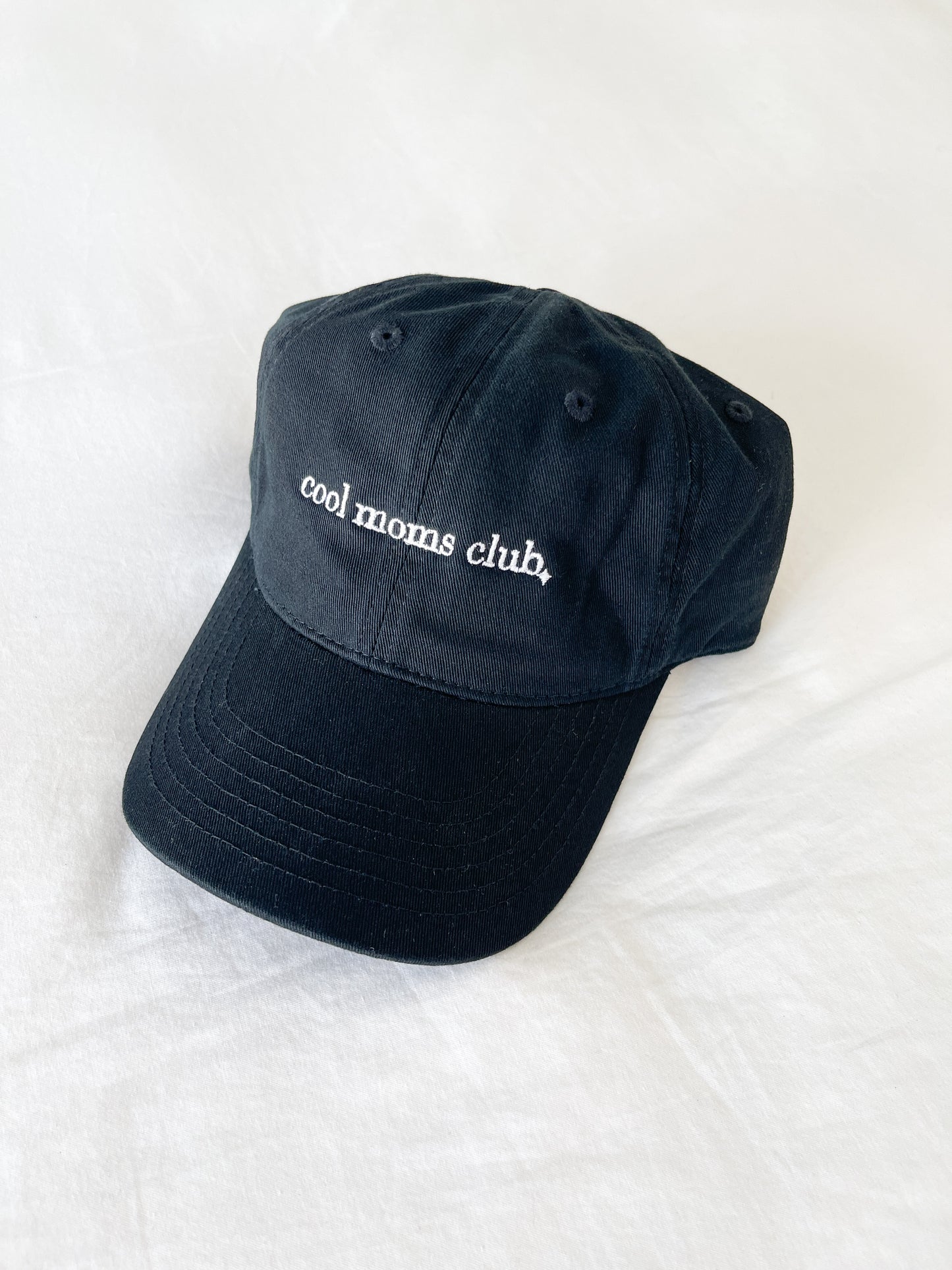 Cool Moms Club ✦ Black Dad Hat